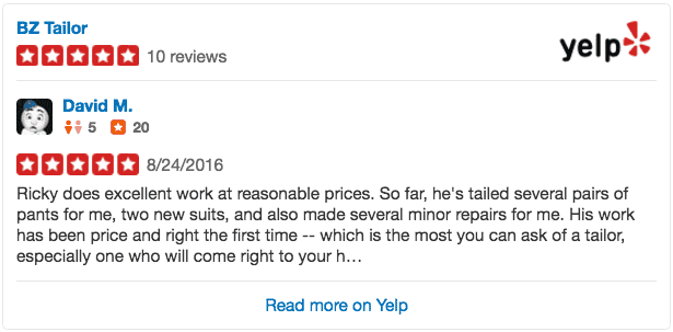 David M. Yelp Review